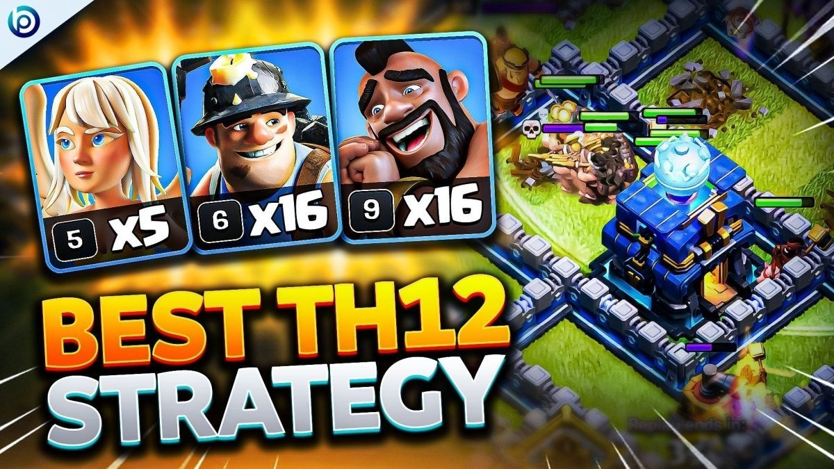 Queen Charge Hybrid: Easiest TH12 Attack Strategy + Army Link!