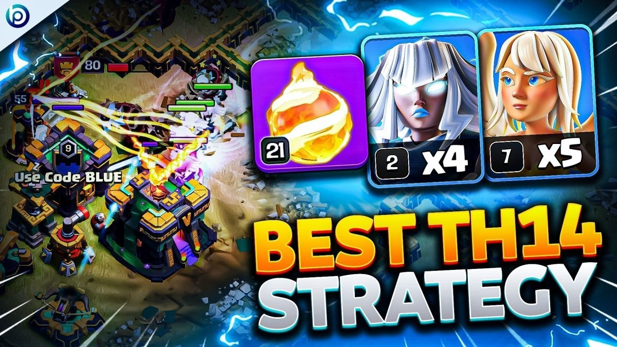 Fireball E-Titans: Easiest TH14 Attack Strategy + Army Link!