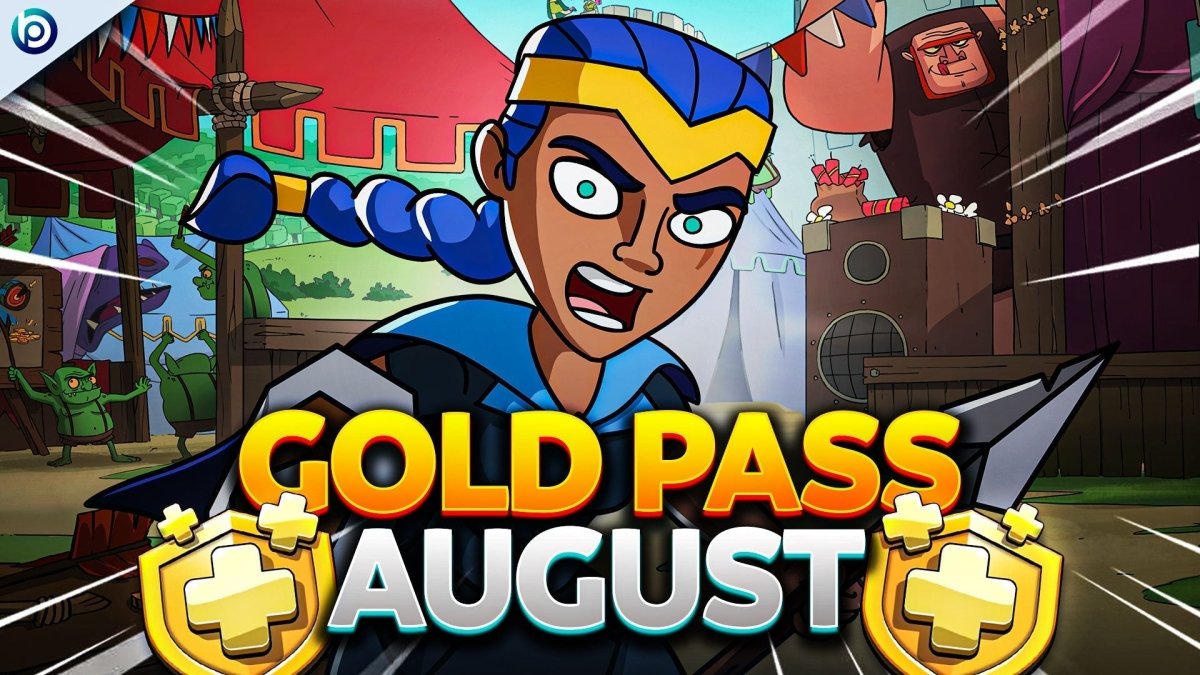 Clash-A-Rama Hero Skins & Scenery - August Gold Pass