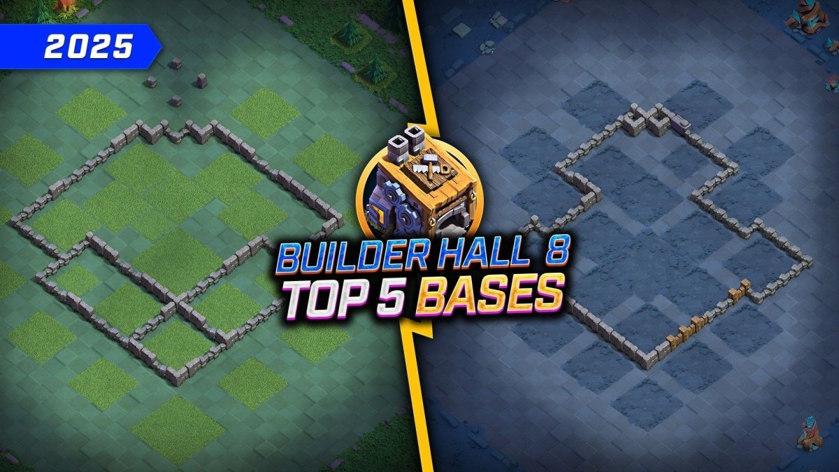 Best Builder Hall 4 to 8 Trophy Bases in Clash of Clans