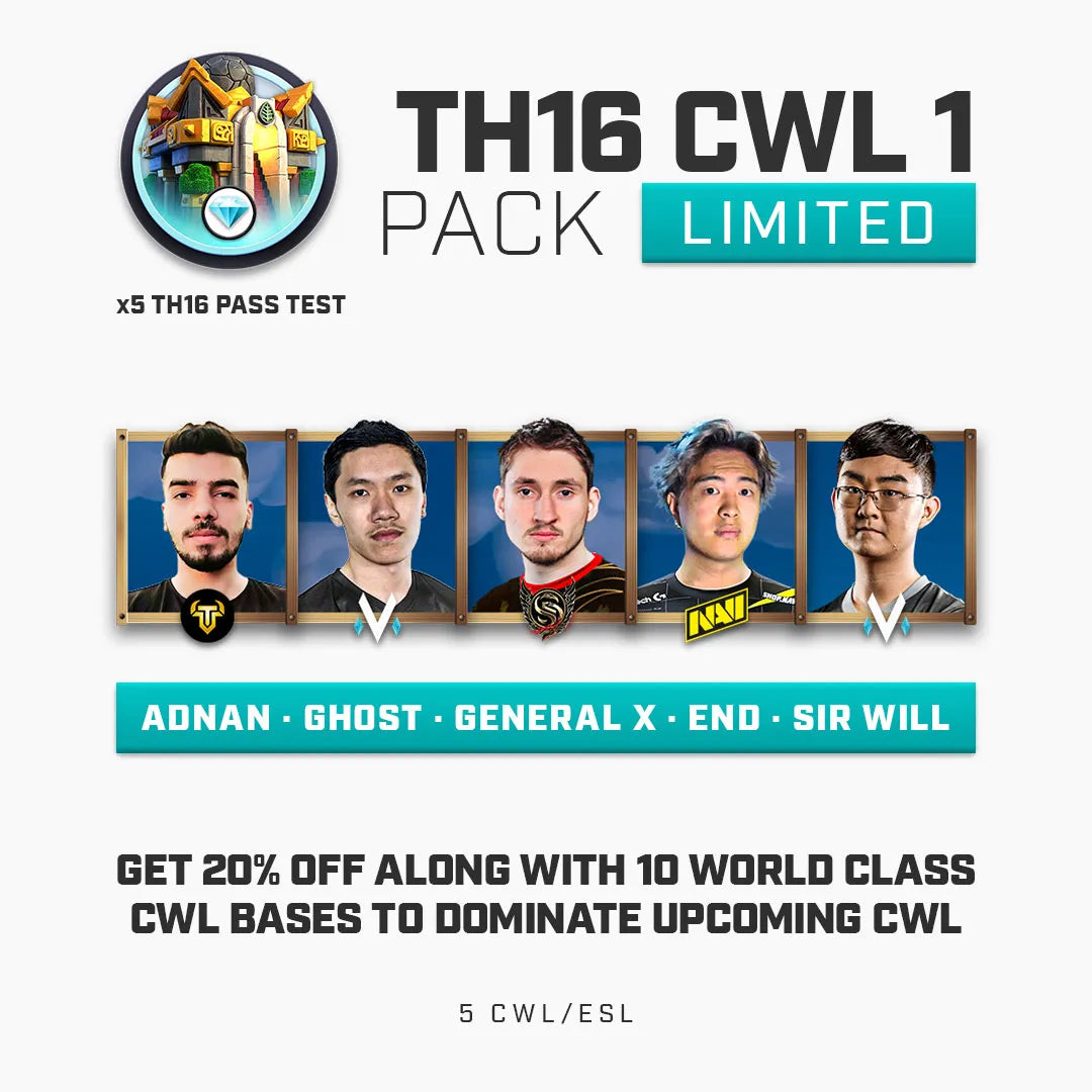 TH16 CWL Base Pack #1 | Limited