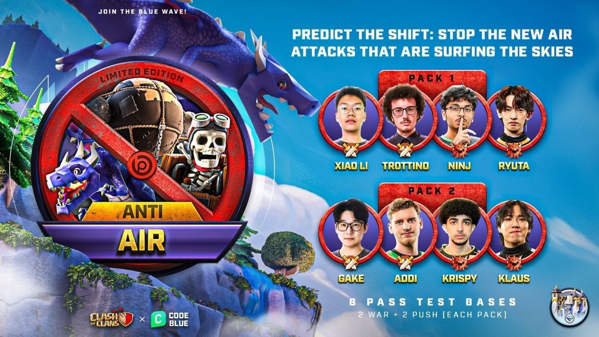 TH18 Anti Air Base Pack Limited Edition - Blueprint CoC