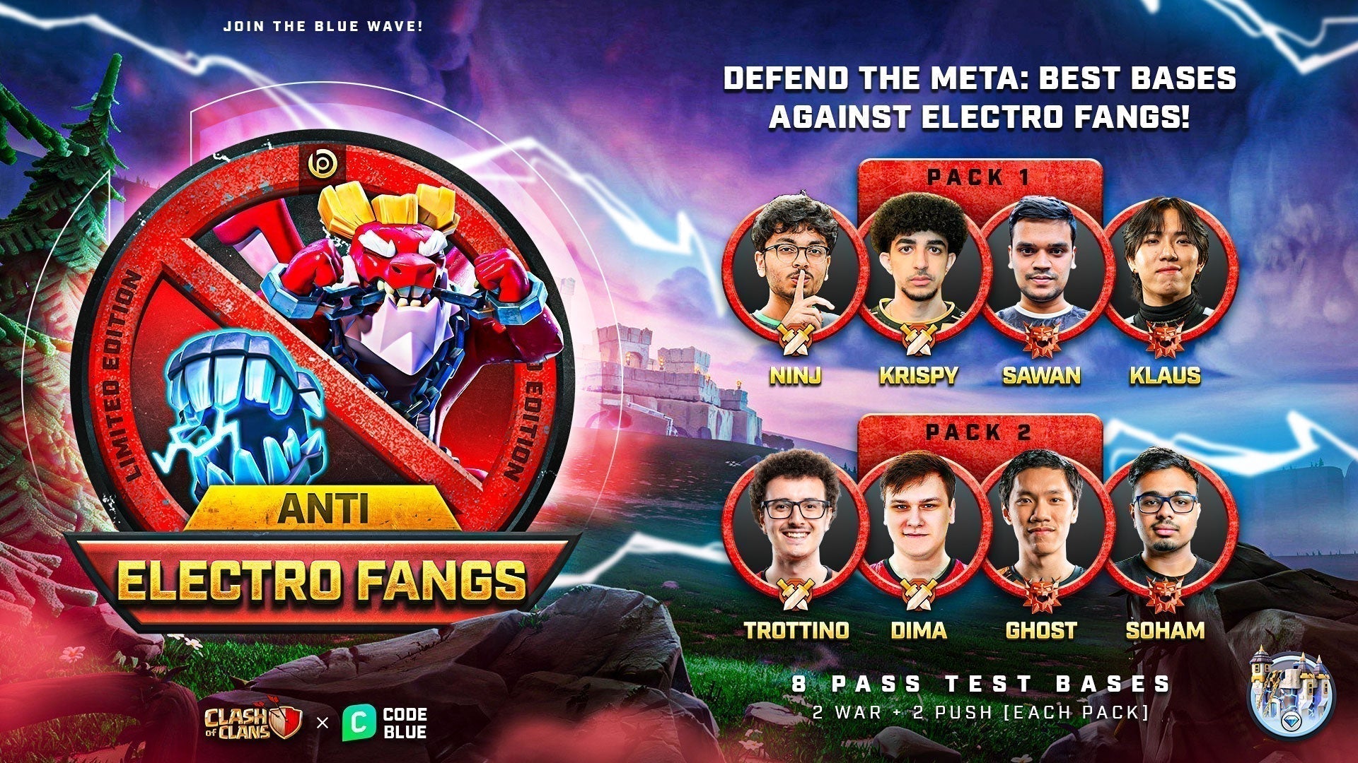 TH18 New Anti Electro Fangs Charge Pack Limited Edition