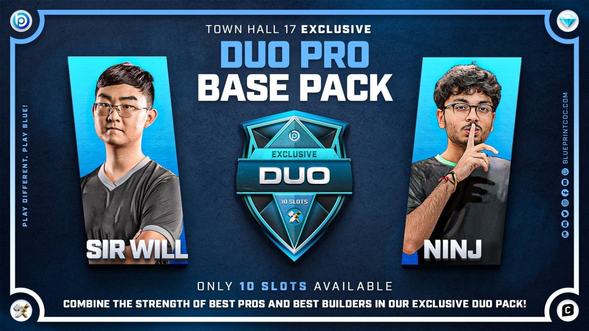 Exclusive Duo Pro Pack💎 - Blueprint CoC