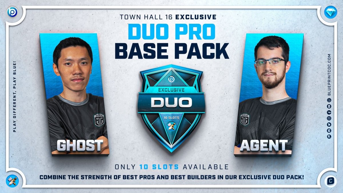 Exclusive Duo Pro Pack💎 - Blueprint CoC