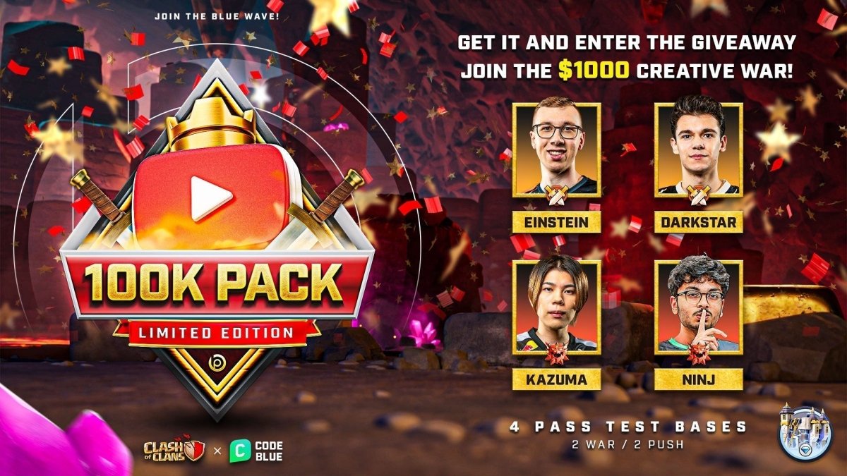 TH18 100K War Base Pack Limited Edition - Blueprint CoC