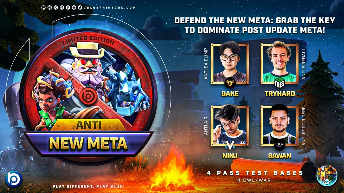 TH16 Anti New Meta Base Packs ⭐ Limited Edition