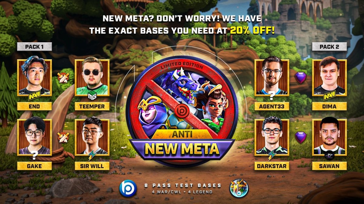 TH16 Anti New Meta Base Packs ⭐ Limited Edition