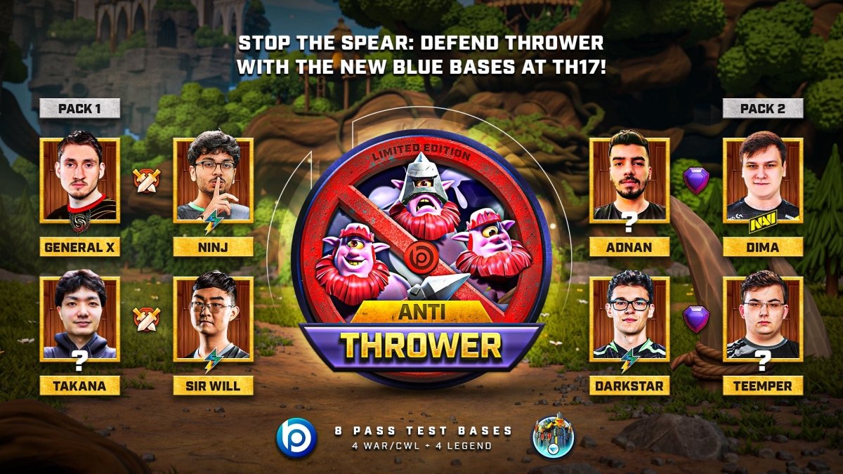 TH17 Anti Thrower Base Packs ⭐ Limited Edition