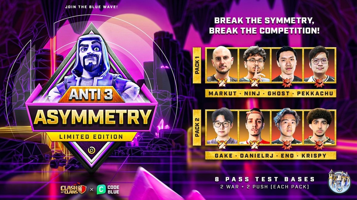 TH18 Anti 3 Asymmetry Base Pack Limited Edition - Blueprint CoC