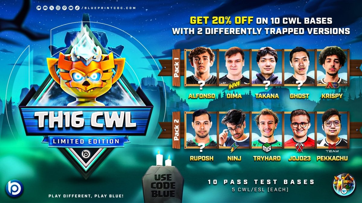 New TH16 CWL Packs ⭐ Limited Edition