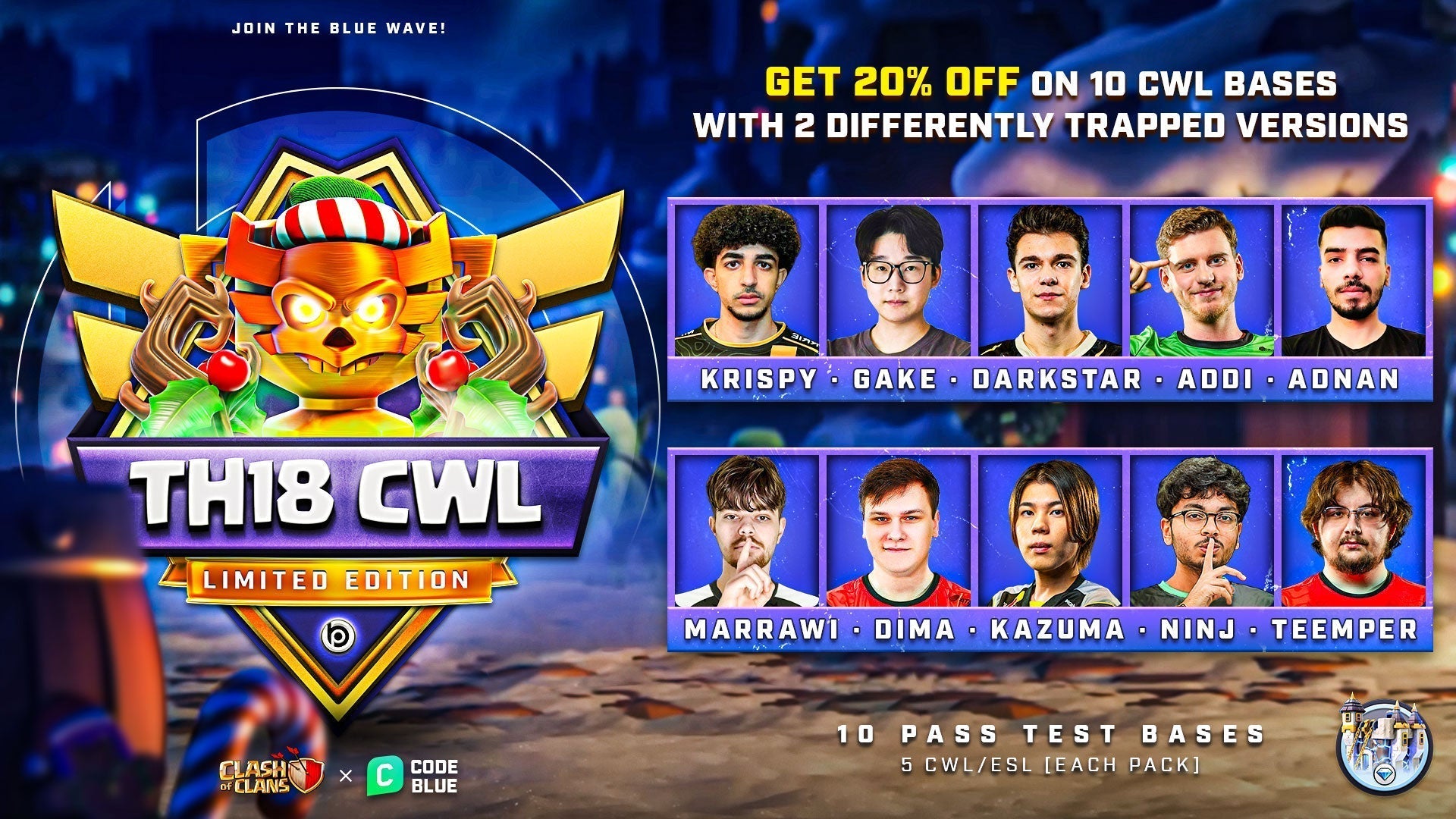 New TH18 CWL Packs ⭐ Limited Edition