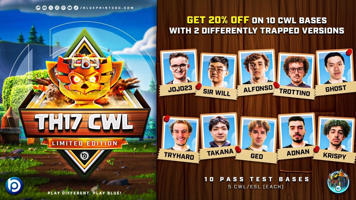 New TH17 CWL Packs Limited Edition - Blueprint CoC