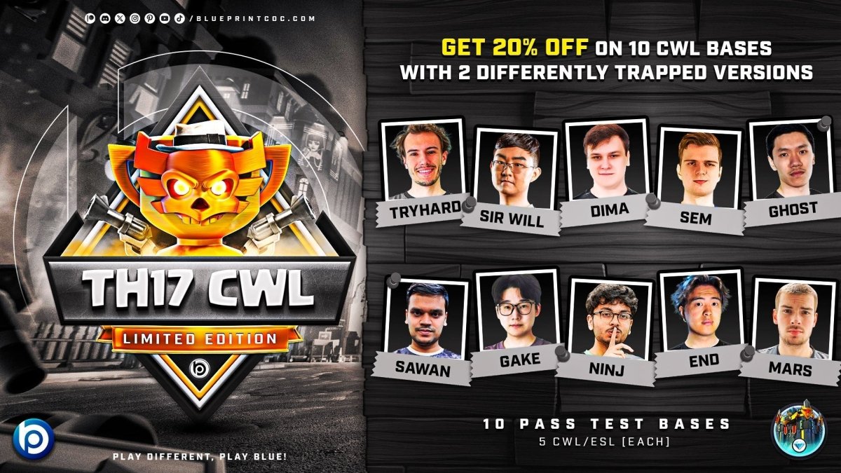 New TH17 CWL Packs Limited Edition - Blueprint CoC