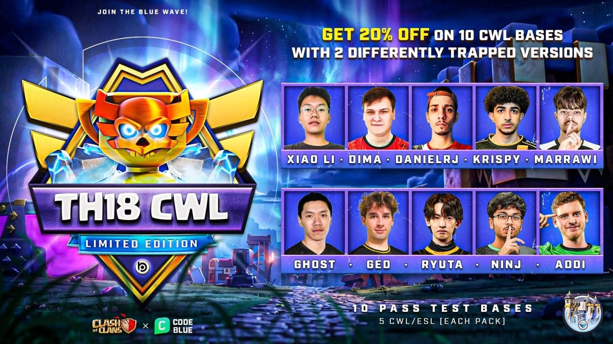 New TH18 CWL Packs Limited Edition - Blueprint CoC