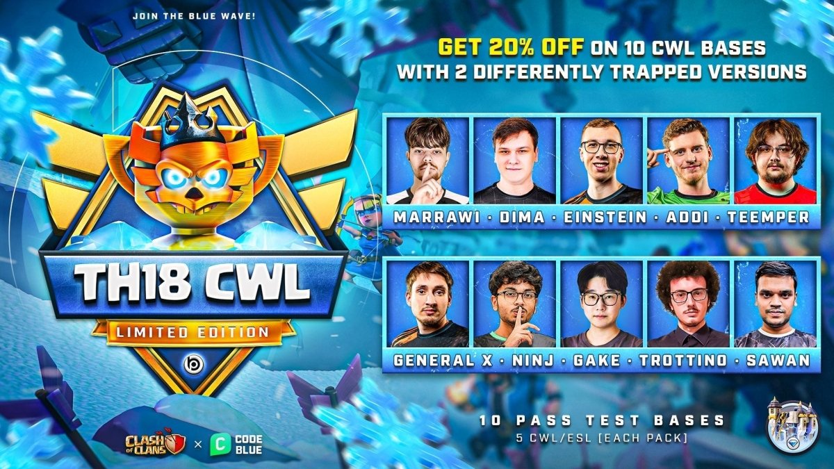 New TH18 CWL Packs Limited Edition - Blueprint CoC