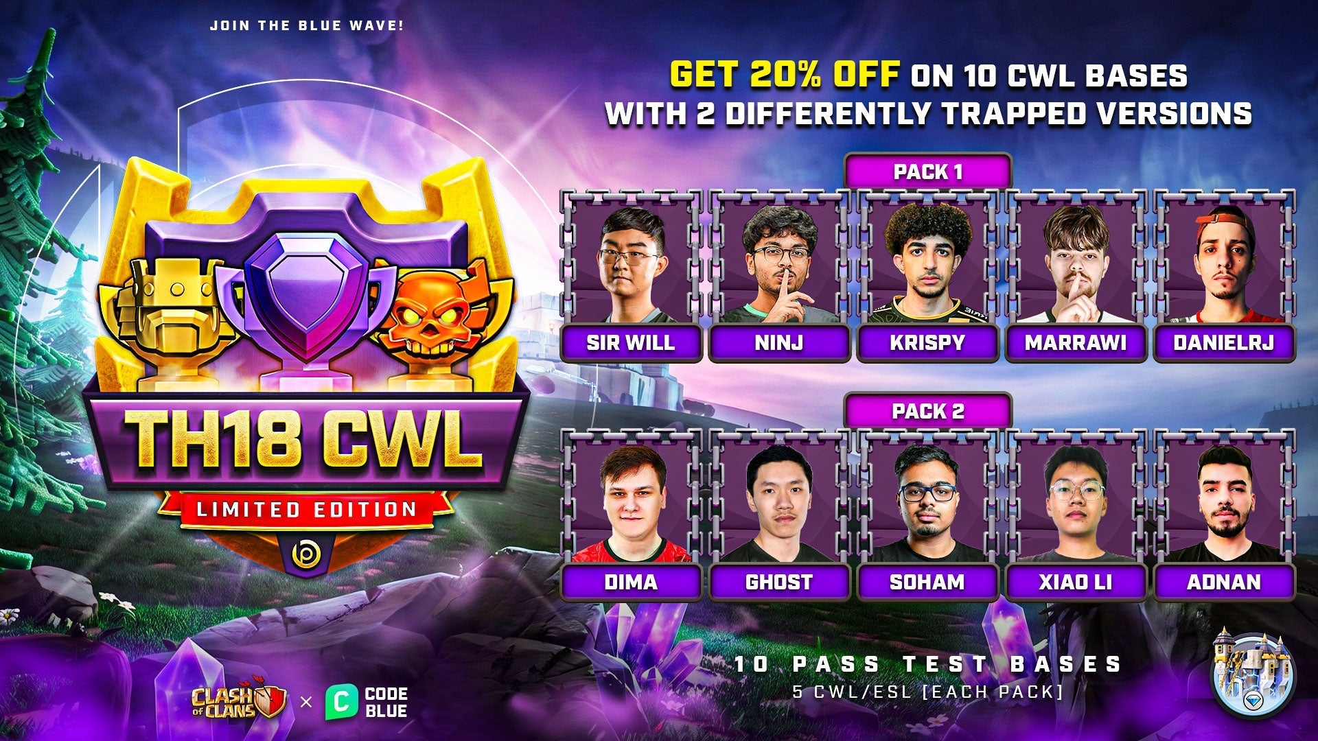 TH18 CWL Packs Limited Edition - Blueprint CoC