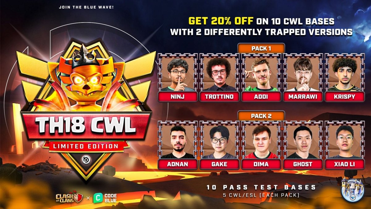 New TH18 CWL Packs Limited Edition - Blueprint CoC