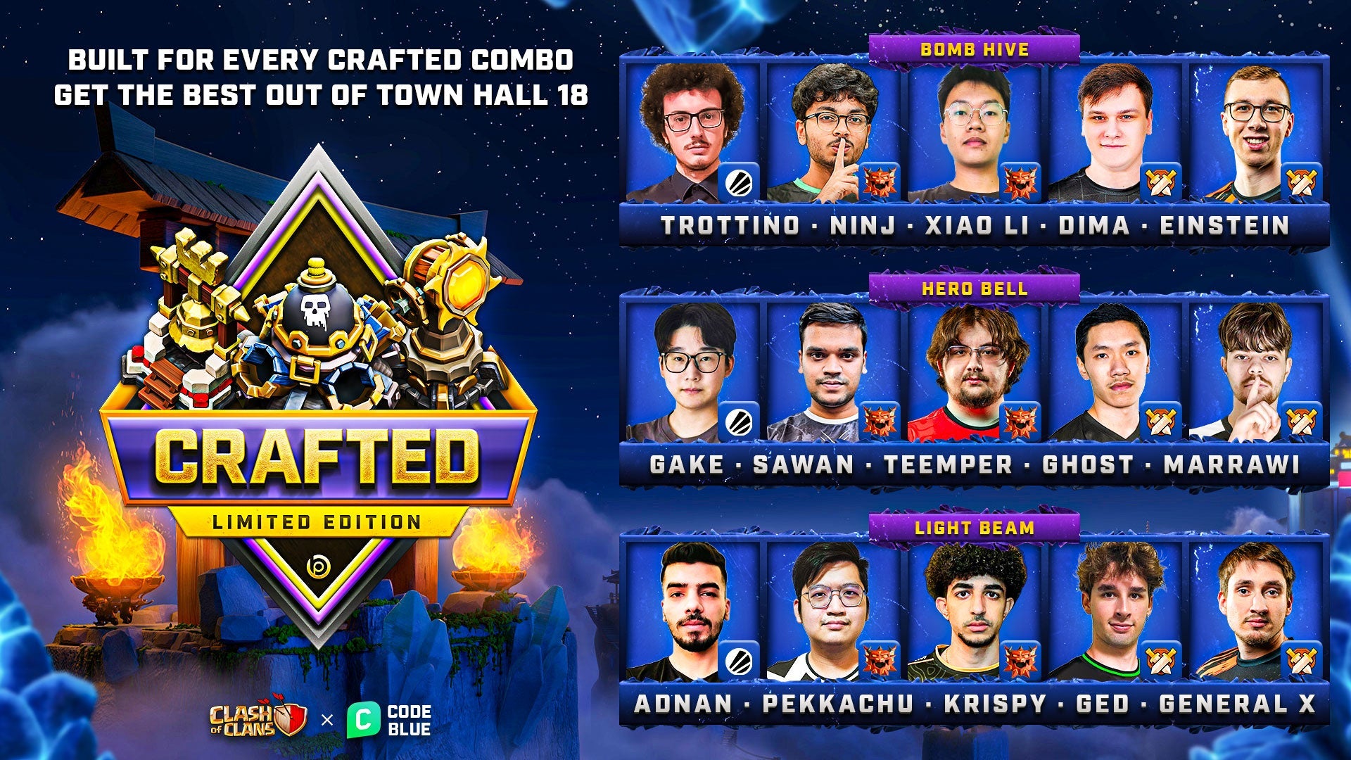 TH18 Crafted Defense Base Pack Limited Edition - Blueprint CoC