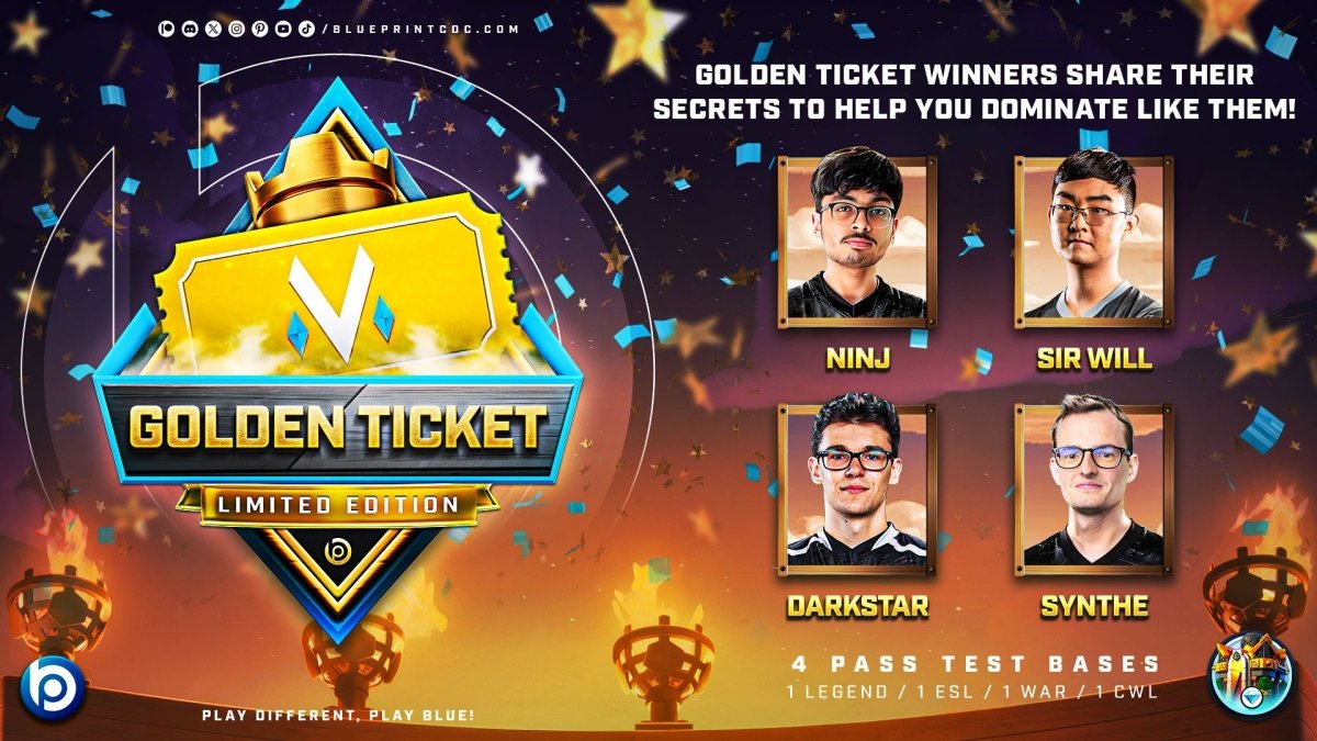 TH16 Golden Ticket Base Pack ⭐ Limited Edition