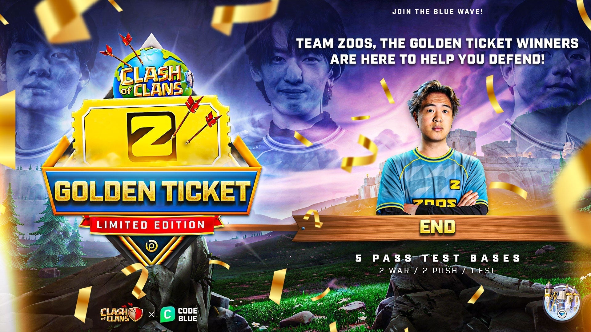 TH18 Golden Ticket Base Pack Limited Edition - Blueprint CoC