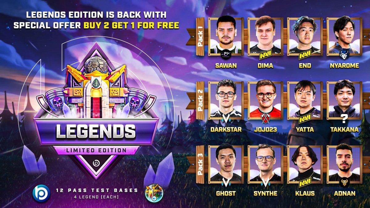 TH16 Legends Base Packs - Limited Edition