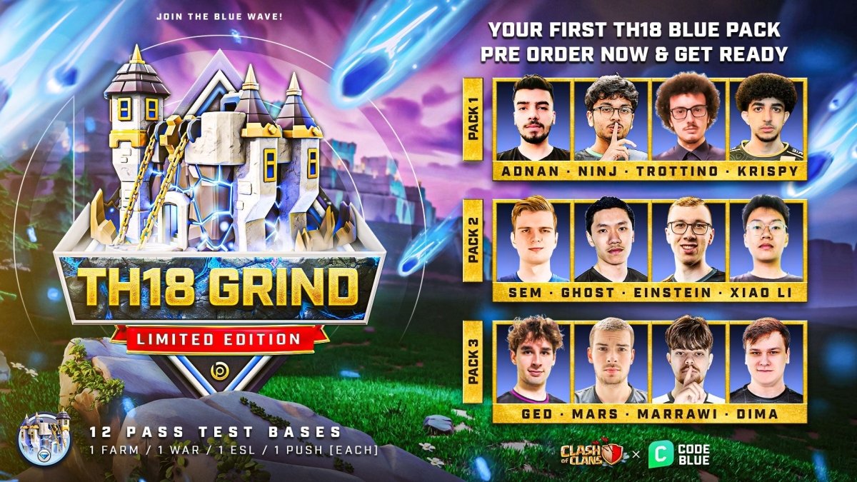 TH18 Grind Base Packs Limited Edition - Blueprint CoC