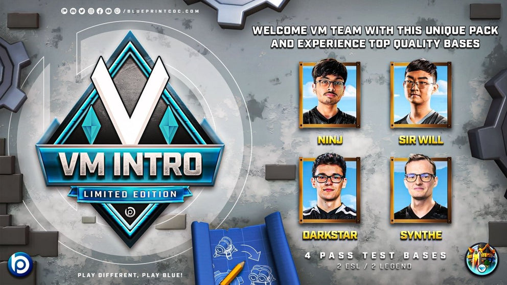 Solution Intro Pack TH16 VM Intro Base Pack ⭐ Limited Edition – Blueprint CoC