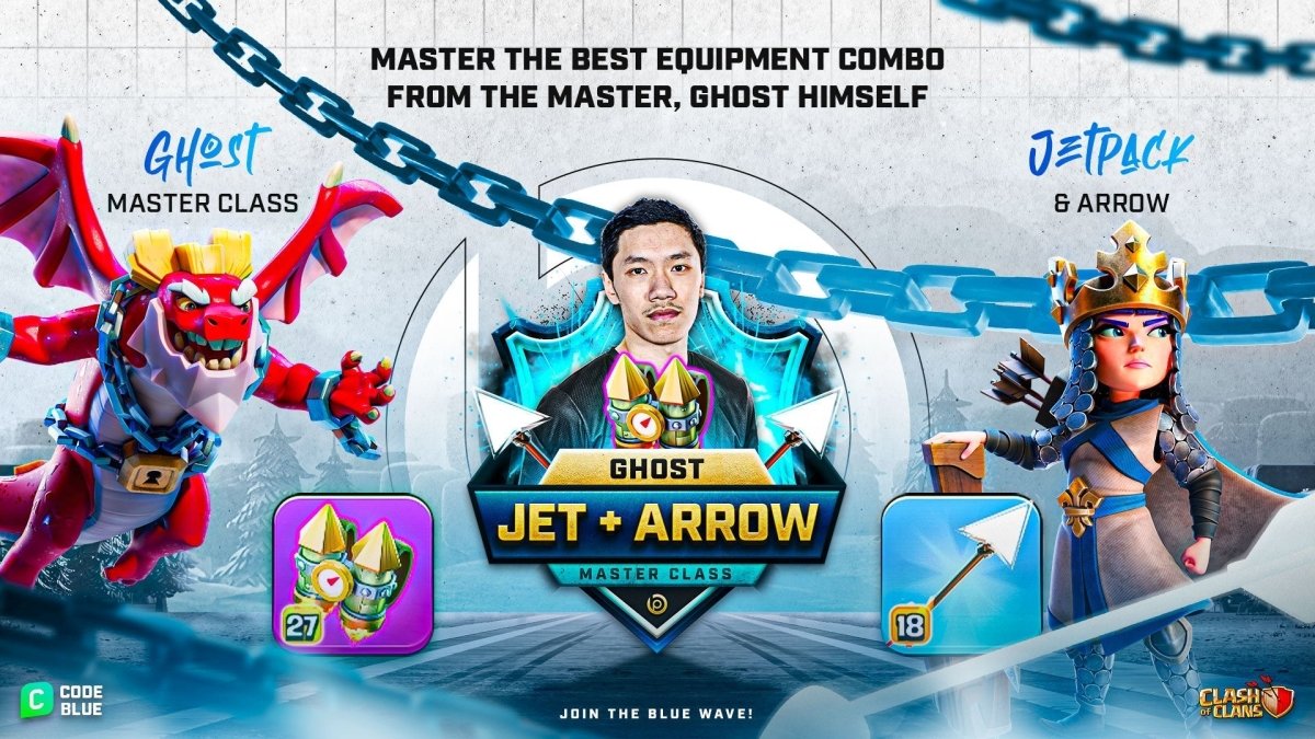 Ghost Master Class on Jetpack Arrow - Blueprint CoC