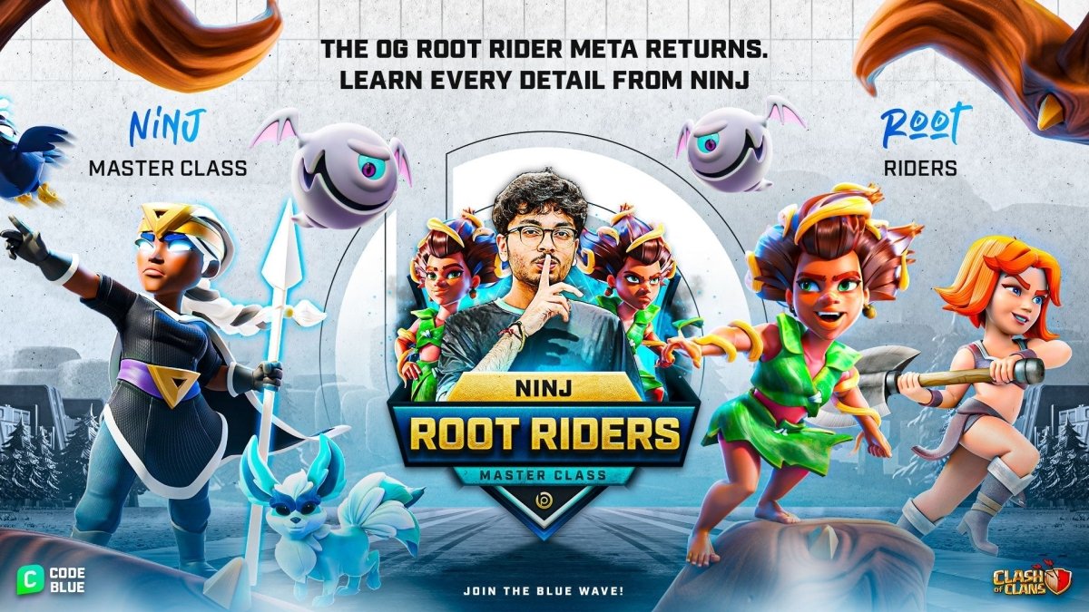 Ninj Masterclass on Root Riders - Blueprint CoC