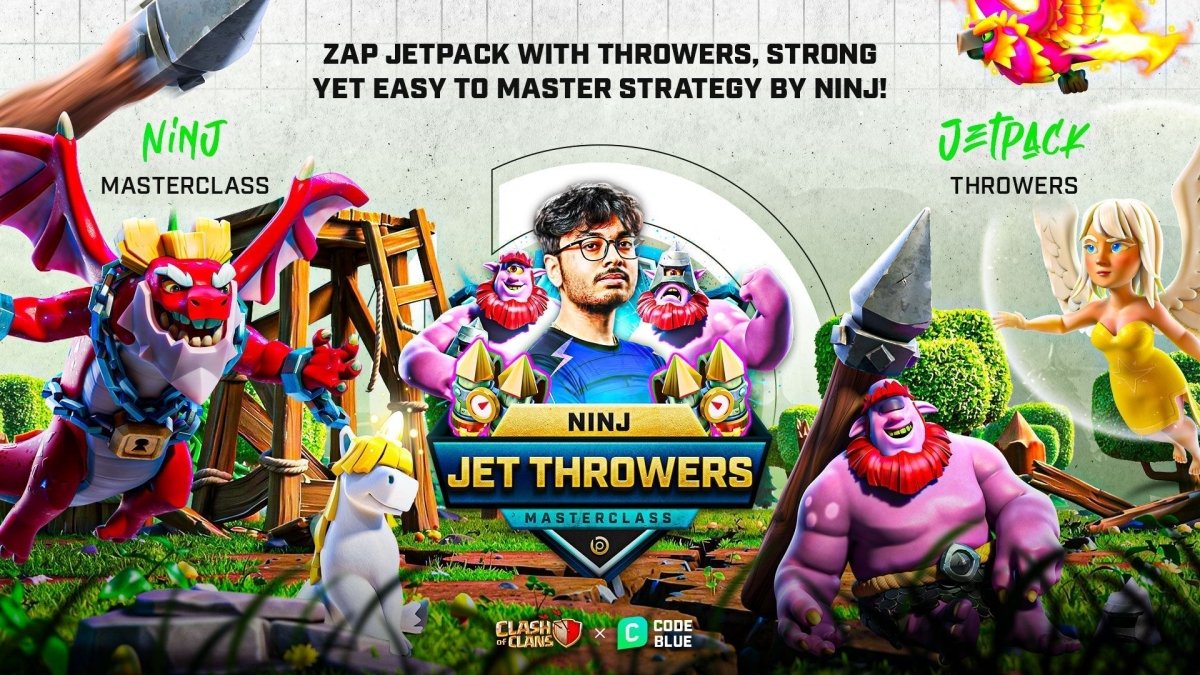 Ninj MasterClass on Jetpack Throwers - Blueprint CoC