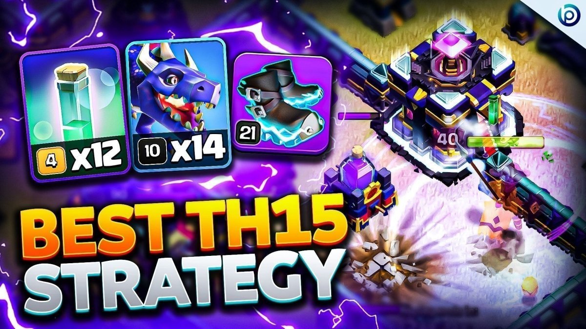RC Charge Mass Dragons: Easiest TH15 Attack Strategy + Army Link!