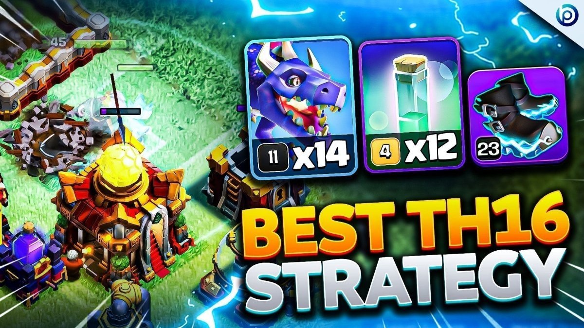 RC Charge Mass Dragons: Easiest TH16 Attack Strategy + Army Link!