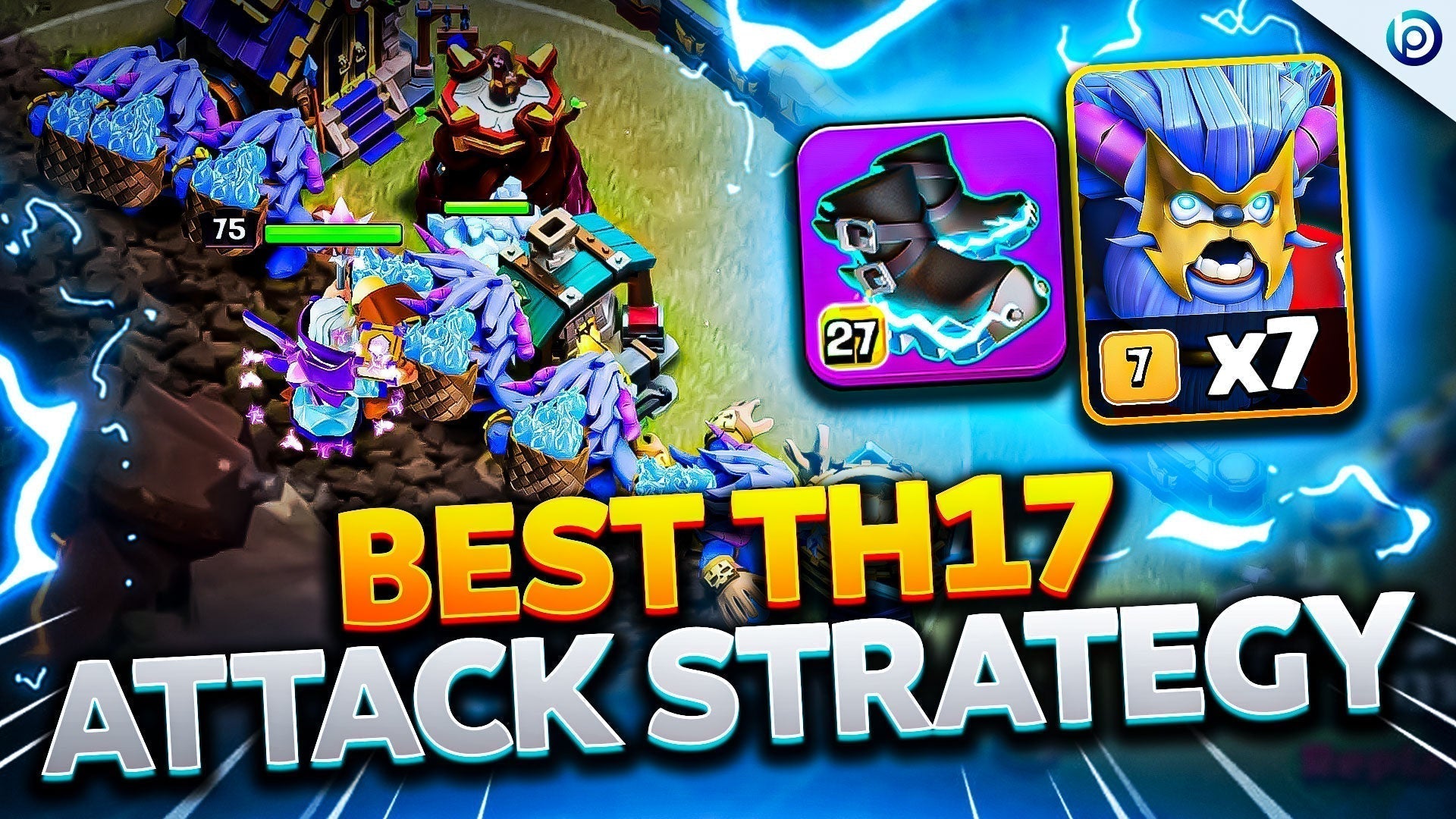 RC Charge Mass Super Yetis: Easiest TH17 Attack Strategy + Army Link!
