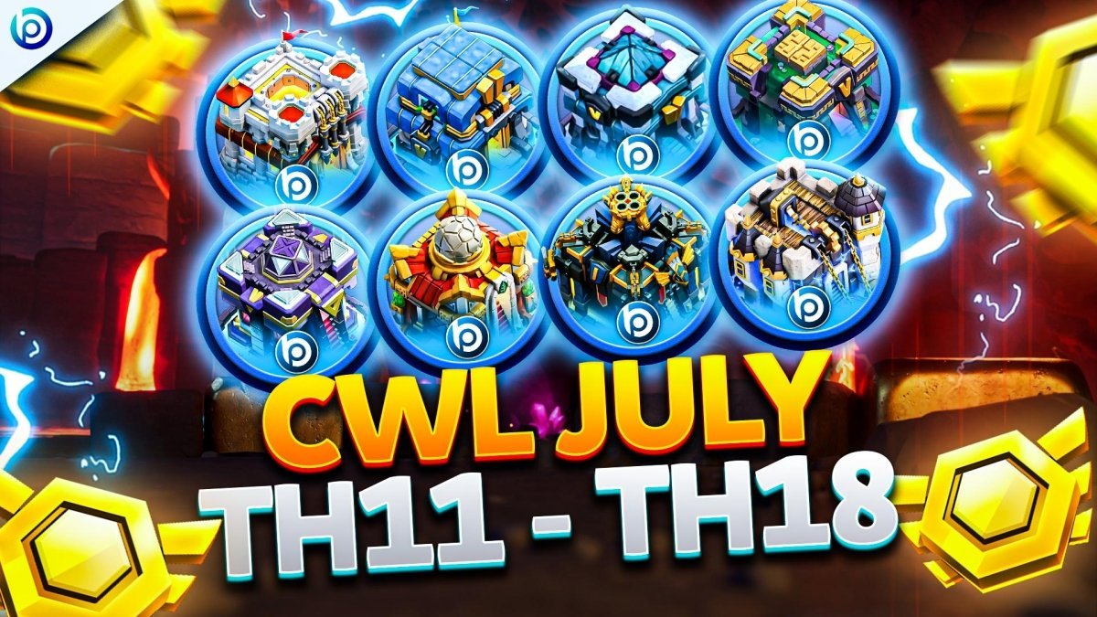 New CWL (Clan War League) Bases for Every TH - July 2026