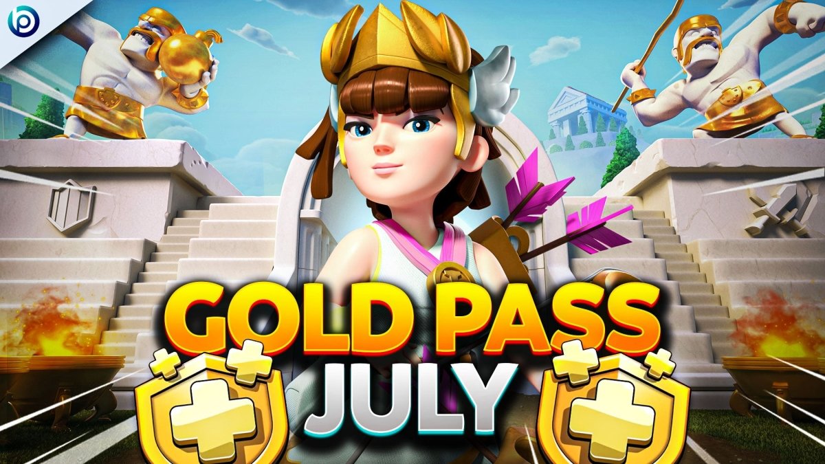 Clash Games Hero Skins & Scenery - July Gold Pass!