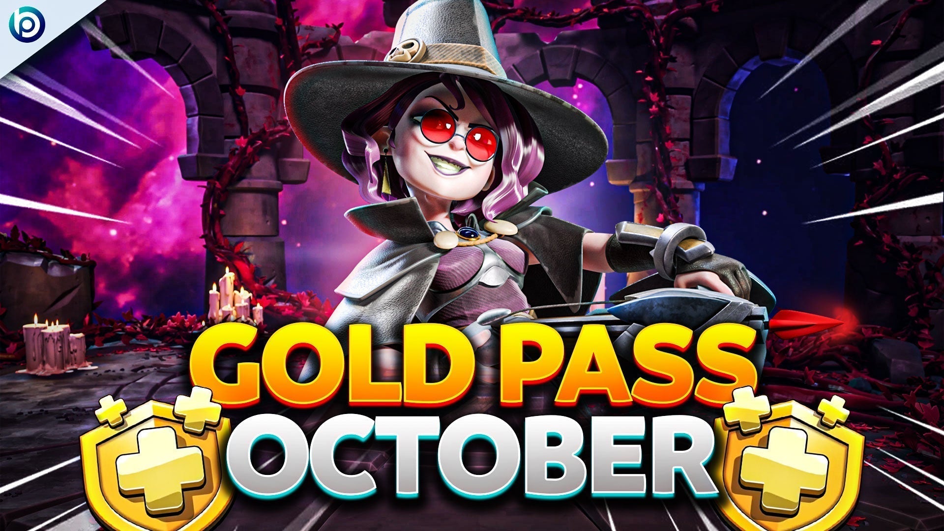Cosmic Curse Hero Skins: October Gold Pass - Clash of Clans