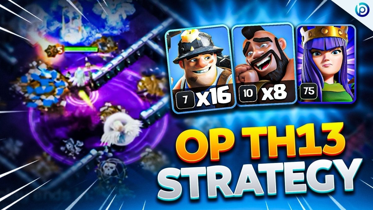 Queen Charge Hybrid: Best TH13 Attack Strategy + Army Link!