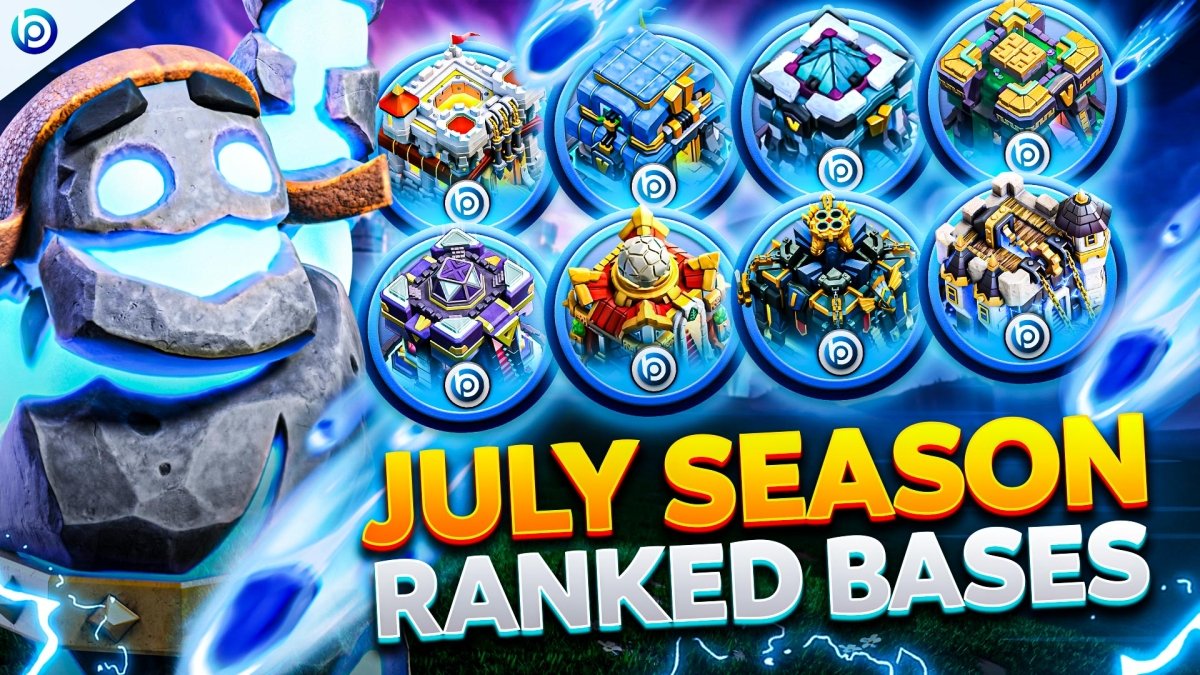🏆 Best Trophy/Ranked Mode Bases For Every TH - JULY 2026
