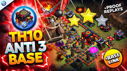 The Best TH10 War Base (Anti 3 Star) of 2024 with Link – Blueprint CoC