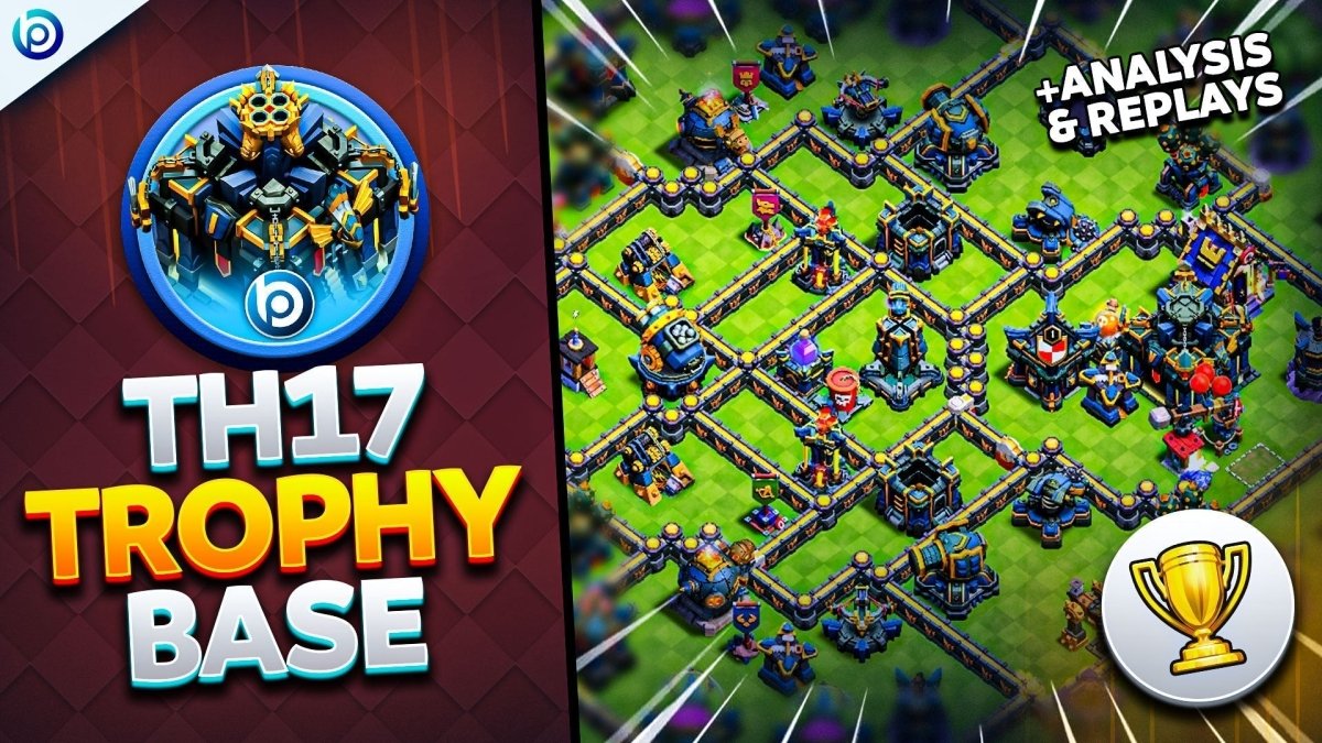 Best TH17 Ranked Mode/Trophy Base of 2026 with Link