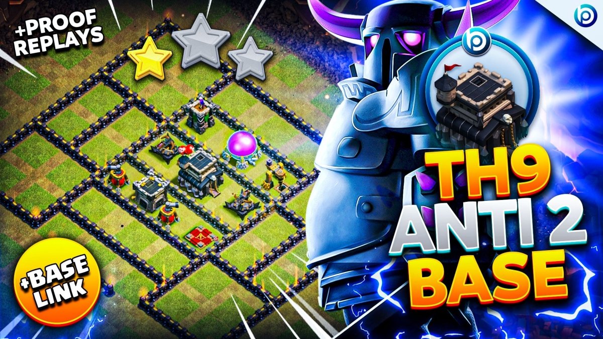 Best TH9 Trophy Base (Anti 2 Star) of 2025 with Link