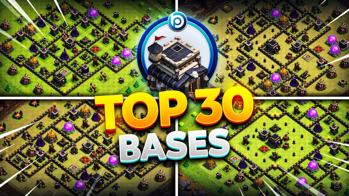 Top 30 Best TH9 Base Layouts Of 2024 Blueprint CoC   BP Thumbnail Top 30 TH9 Bases 143822 1280x 