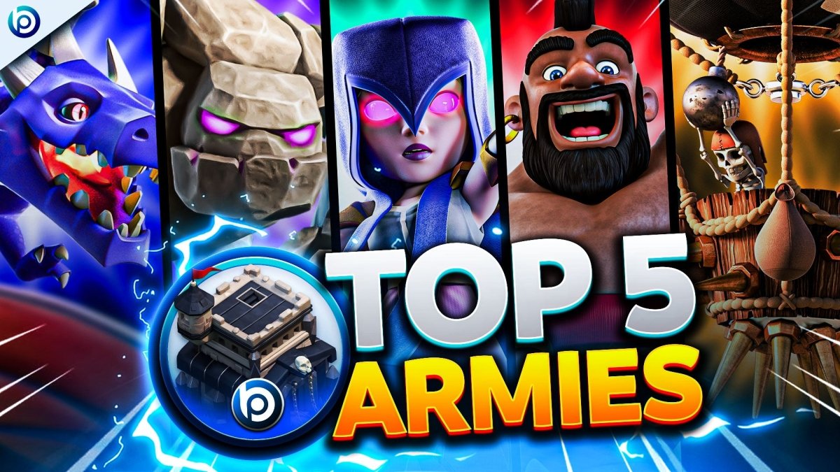 Top 5 Best & Easiest TownHall 9 Attack Strategies