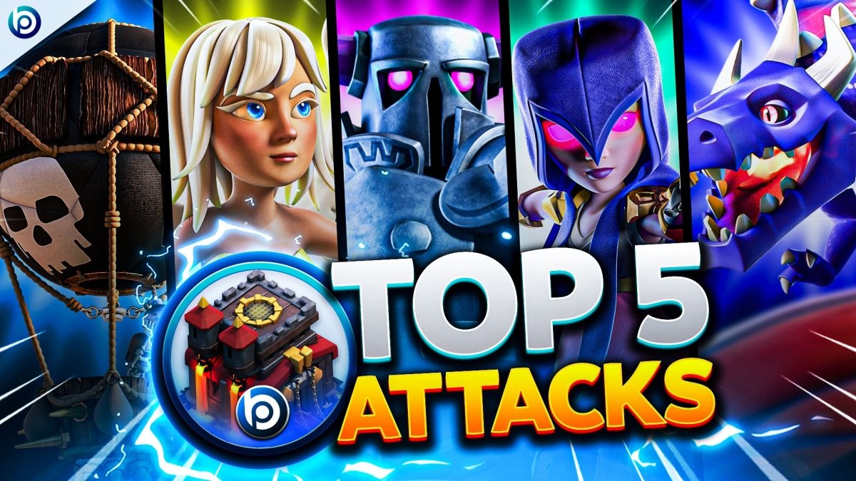 Top 5 Best & Easiest TownHall 10 Attack Strategies