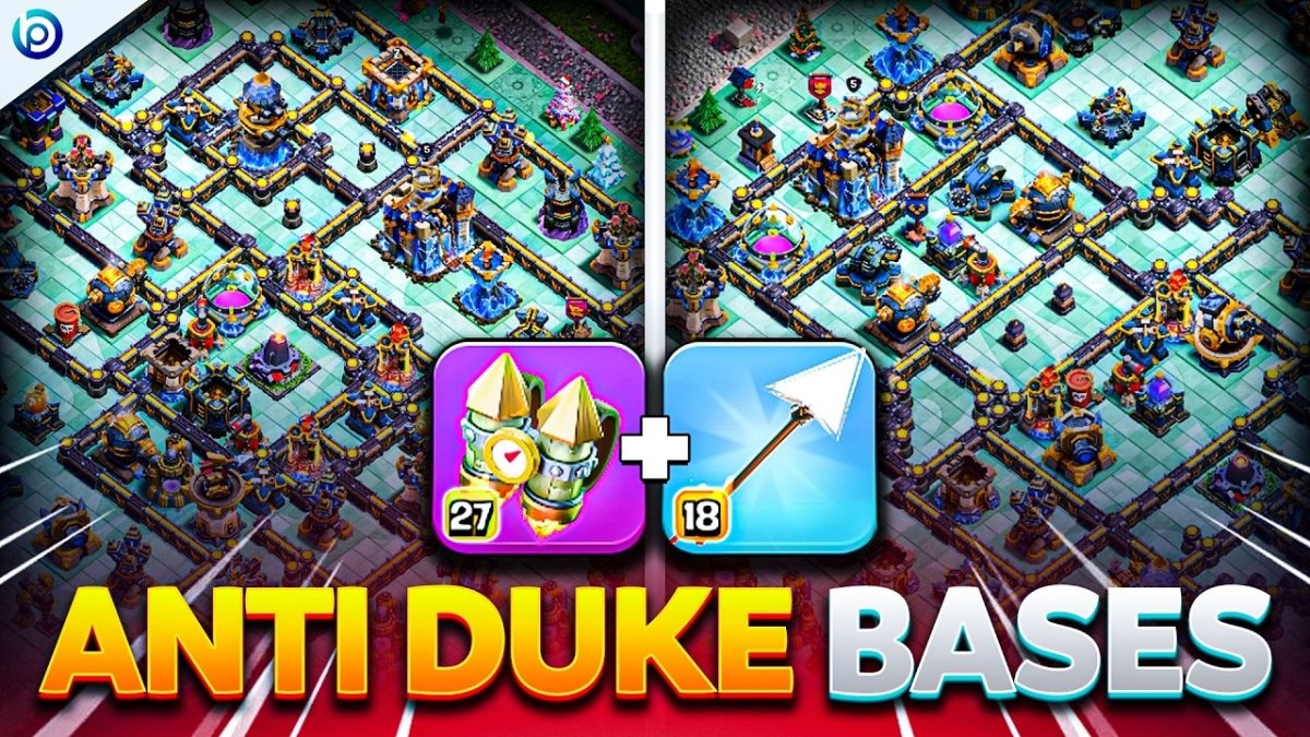 Best TH18 Anti-Dragon Duke Base Links (WarLegendCWLRanked)
