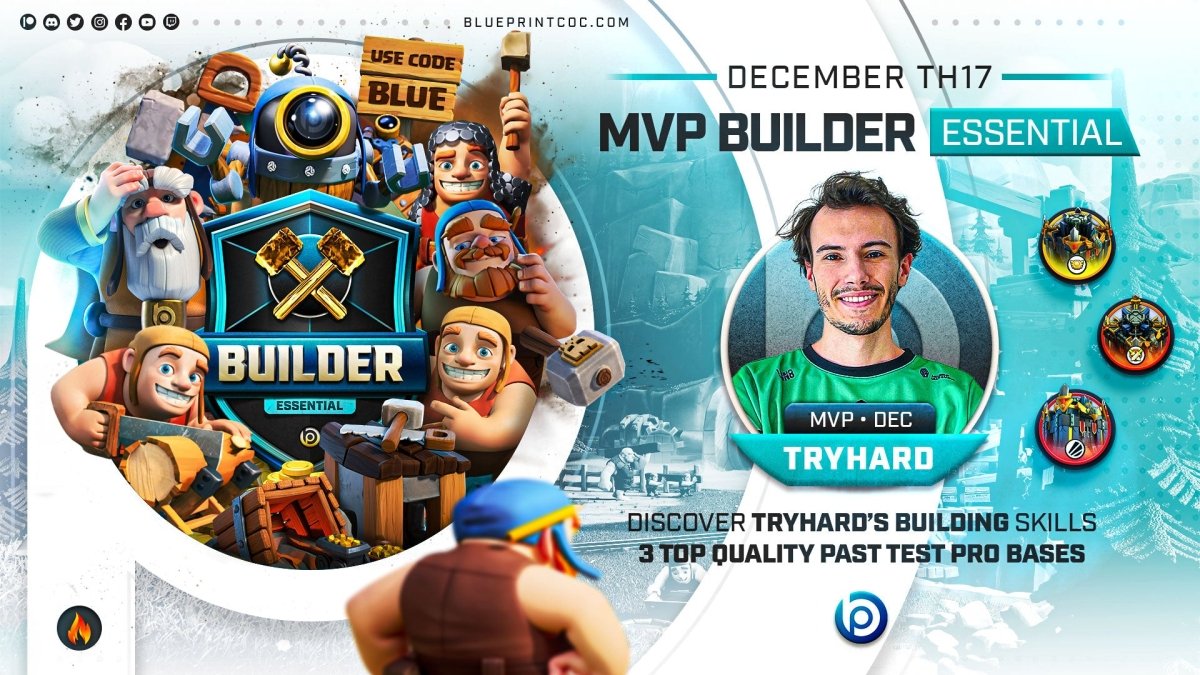 New MVP Builder ⚒ Essential Pack - Blueprint CoC