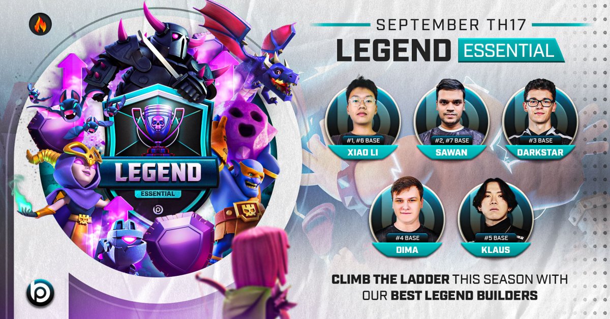 New Legends 🔥 Essential Pack! - Blueprint CoC