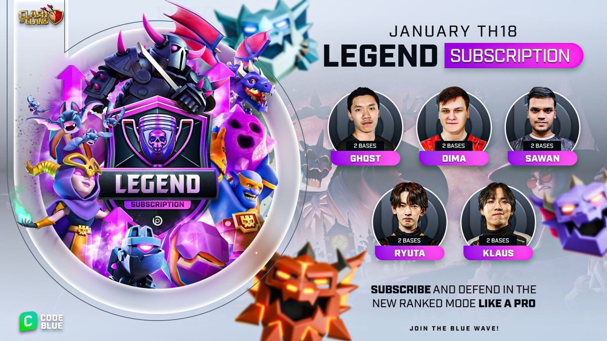 TH18 Legend Subscription Essential Pack - Blueprint CoC