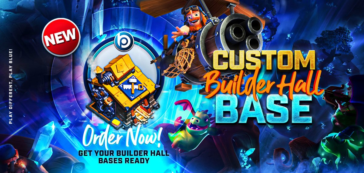 Custom Builder Hall Bases - By BlueprintCoC
